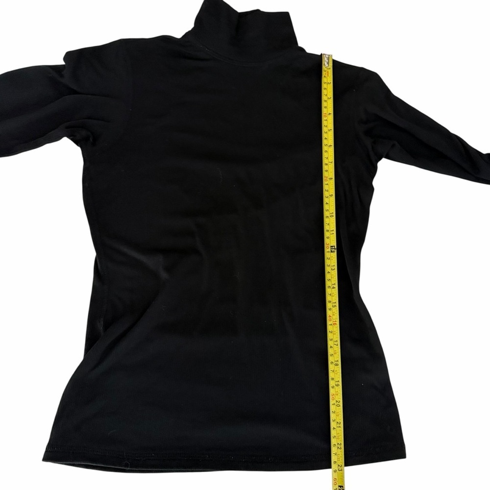 MEC Black Recycled Performance Turtleneck Base Layer Minimalist Outdoor s/p - Picture 10 of 12